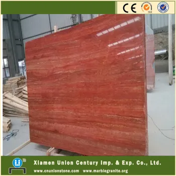 Raw Iran red travertine marble price