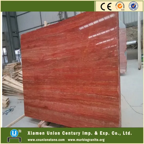 Raw Iran red travertine marble price