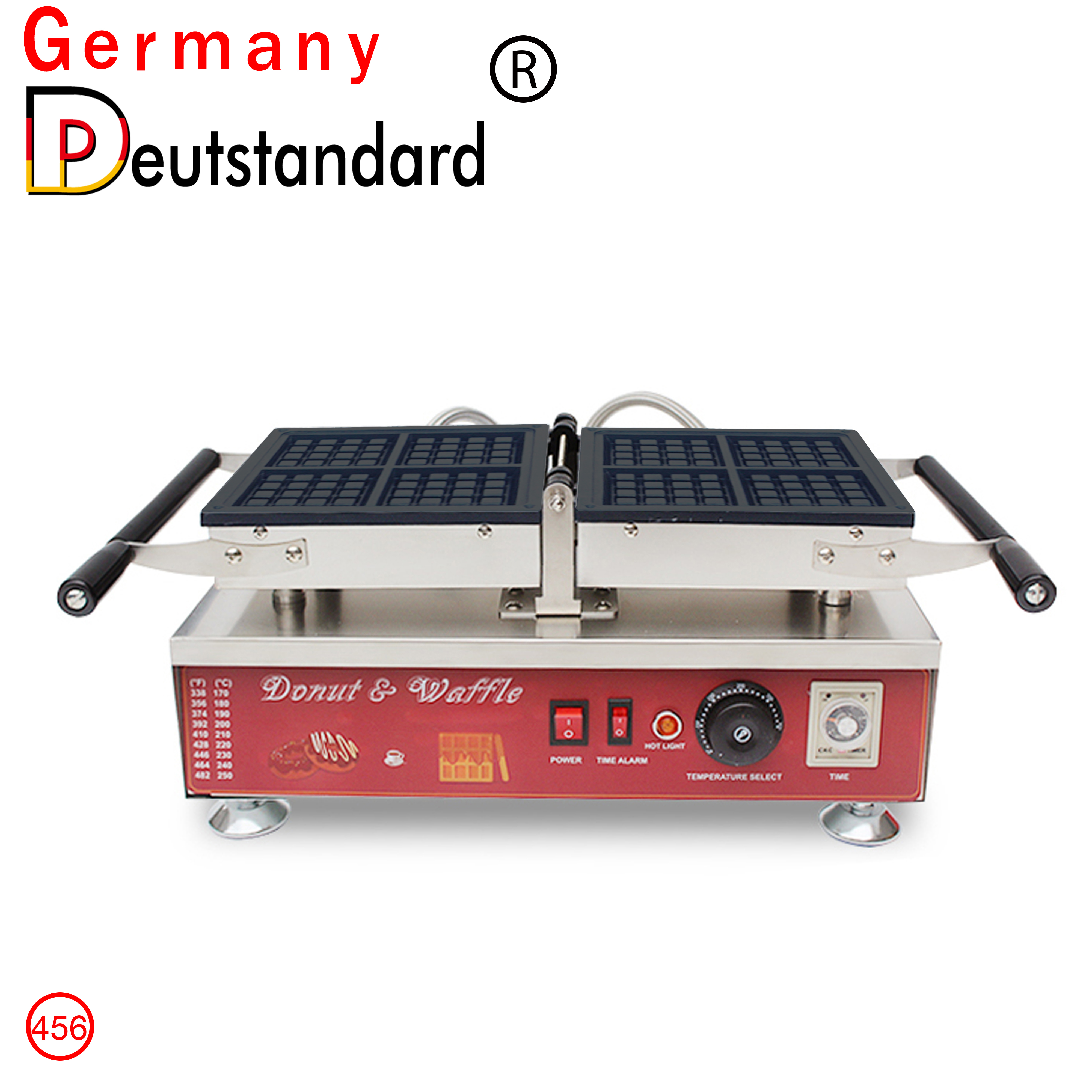 máquina de gofres de cuatro cuadrados four square waffle machine