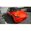 Gloss Metallic Lava Orange Vinyl Wrap