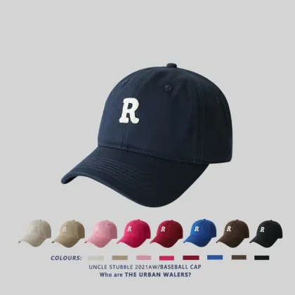 Customizable Soft Top Lettered Baseball Cap with Adjustable Outdoor Sport Embroidery and Duck Tongue Design