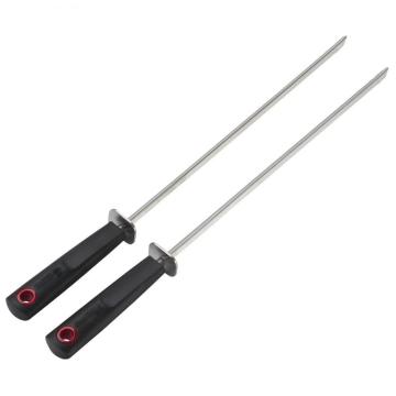 Metal BBQ Skewers With Soft TPR Handle