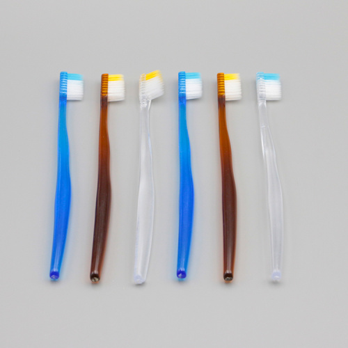 Toothbrush with transparent crystle handle brush bristle