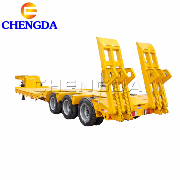 Trailer lowbed Tinggi-Rendah-Tinggi untuk Afrika