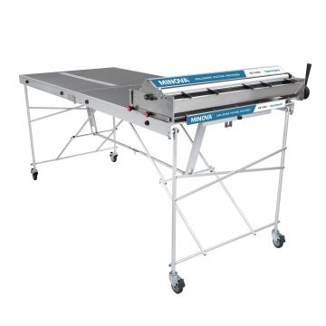 MINOVA Manufacturing Folding Table Glue Machine for Paper and Wallpaper Pasting