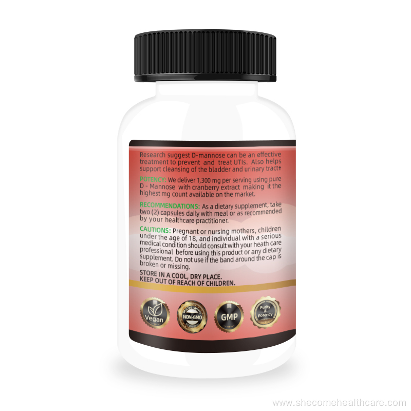 cranberry extract Urinary Tract Health D-Mannose capsules