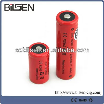 e cigarette 700mah 18350 2000mah 18650 e cig battery
