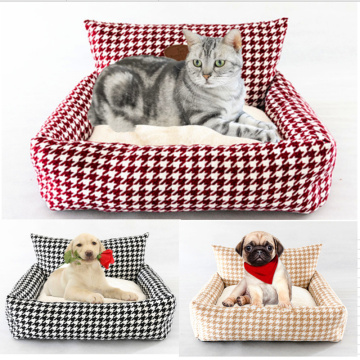 Гнездо для кошек и собак со съемным диваном-кроватью