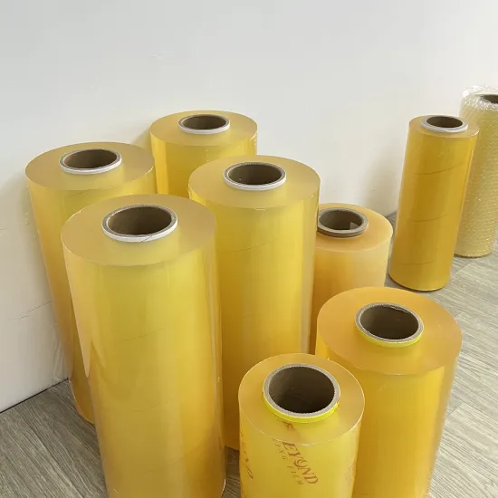 1000 meters Pvc Plastic Wrapping Film Jumbo Roll