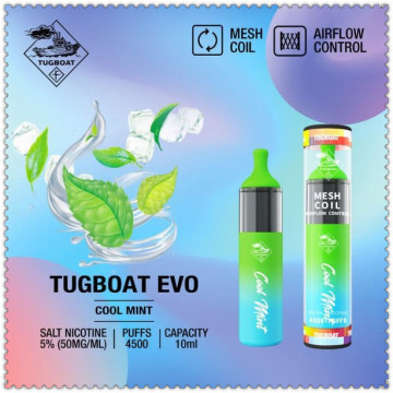 Einweg -Vape Portugal Tugboat Evo 4500 Puffs