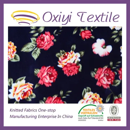 Changshu manufacturer DTY high quality super soft animal printing velboa