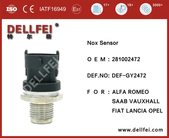 Fuel injection rail pressure sensor 281002472 For ALFA ROMEO,FIAT,LANCIA,OPEL,SAAB,VAUXHALL