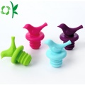 Birds Shape Single Color Design Silicone Wine Korek