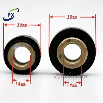 Fujitec Elevator Hall Door Lock Wheel Pulley OD 30mm/38mm