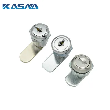 Zinc Alloy Bright Chrome Plated 90 Degree Rotary Locking Cylinder Tongue Lock