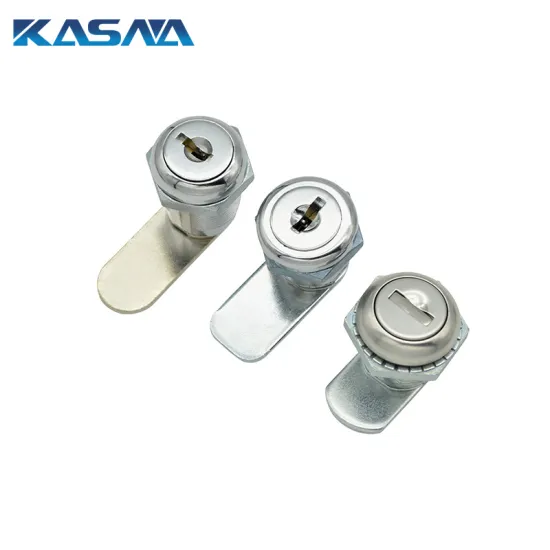 Zinc Alloy Bright Chrome Plated 90 Degree Rotary Locking Cylinder Tongue Lock