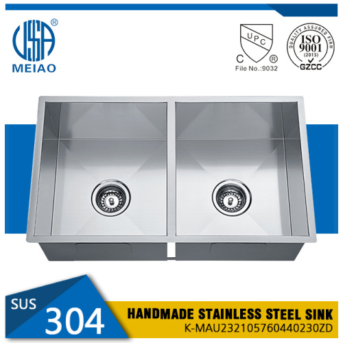 Stainless Steel Undermount Handmade Single Bowl Kitchen Sink