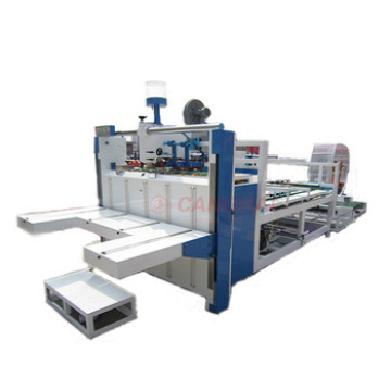 Manual paper box folder and gluer machine