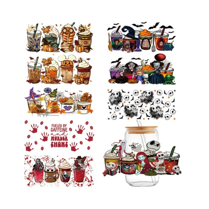 UVDTF Waterproof Vinyl Cup Decals for Libbey Cups - Custom 16oz to 40oz Wraps & Stickers