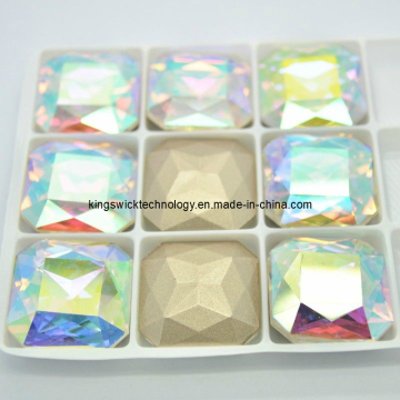 Wholesale High Quality Square Octagon Glass Fancy Stone