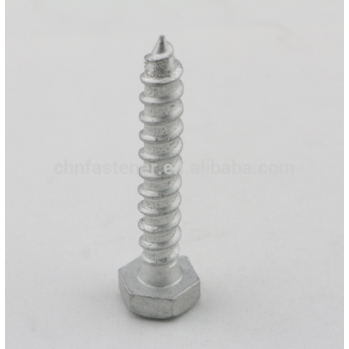 Hot Dip Galvanis Hexagon Head Wood Screws Din571