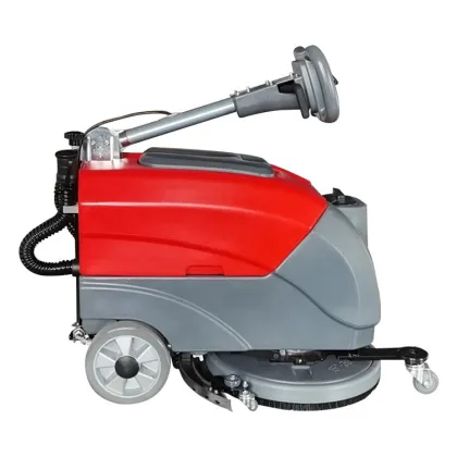 Industrial Red Floor Scrubber Cleaning Machine