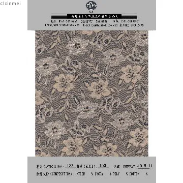 jacquard lace fabric 122