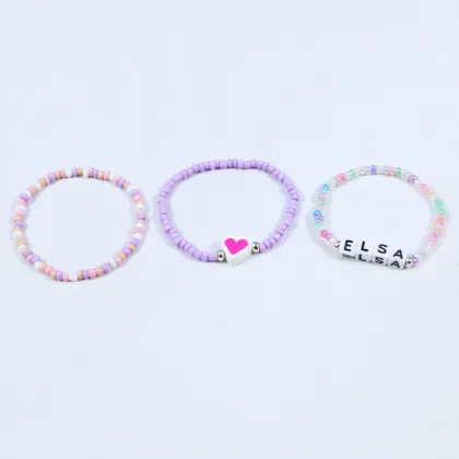 polymer clay beads soft pottery beads bracelet