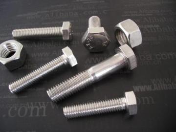 DIN933 stainless steel hexagon head bolts