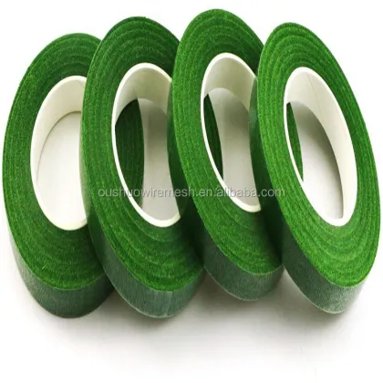 Green Floral Stem Tape: Paper Floral Tape for Flower Stem Wrapping
