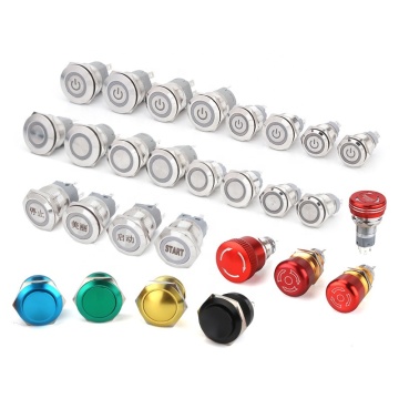 8/12/16/19/22mm Metal Push Button Switches: Sizes and Voltages Explained