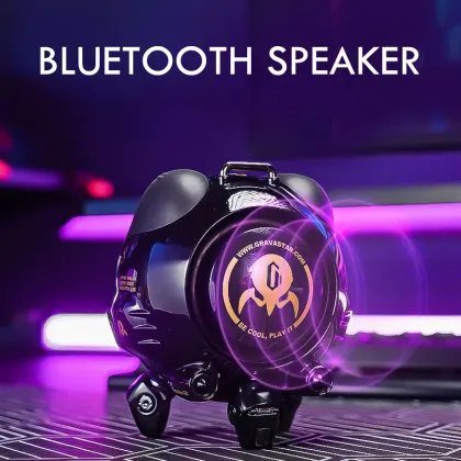 Portable Bluetooth Mini Mech Speaker with Keyboard Mouse Functionality
