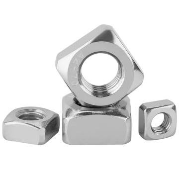 Stainless Steel Square Nut Bolt Screw Set M3 M4 M5 M6 M8 for Furniture Barrel Hardware