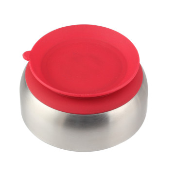 Wholesale Baby Feeding Bowl WithAirtight Red Silicone Base