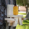 ET-720729 Large Premium Squirrel Feeder Picnic Table, Corn Cob Picnic Table Food Holder