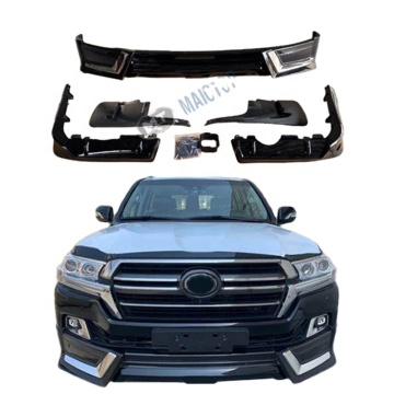 MAICTOP Car Body Kit Front Bumper for Land Cruiser FJ200 LC200 2019 - Black