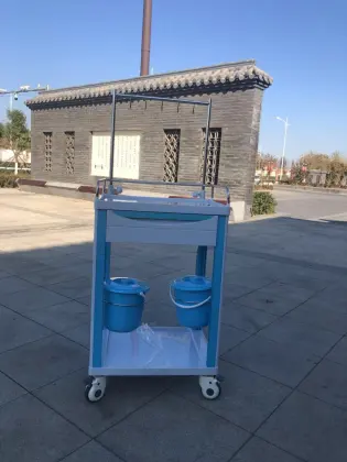 hospital abs trolley medical emergency trolley with drawers