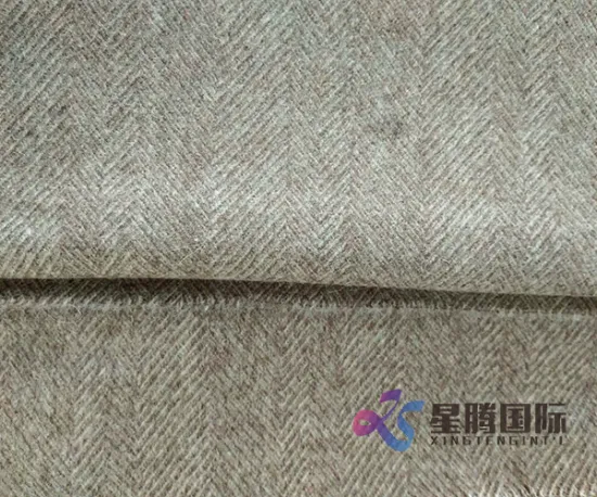 Herringbone Single Face Wool Fabric For Garment