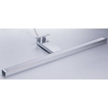 Luce specchio in alluminio lunghezza 560 mm