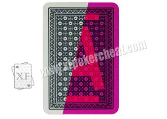 Magic Show Invisible Playing Cards , Italy Modiano Poker Cards Ramino Super Fiori