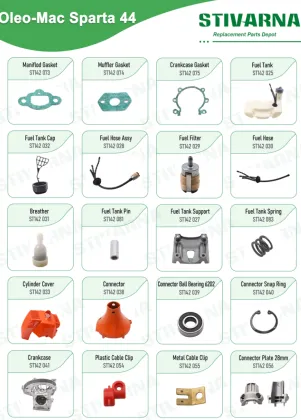 STIVARNA Oil Seal Set for Trimmer Oleo-Mac Sparta 44 Brush Cutter: Spare Parts Replacement