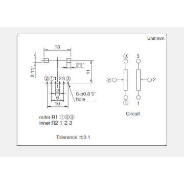 RK12L Series Rotating potentiometer