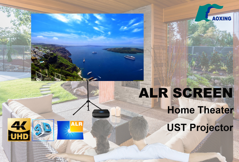 Tripod 4K moive theater portable projector screen
