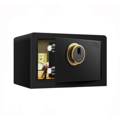 Black small safe box fingerprint safes