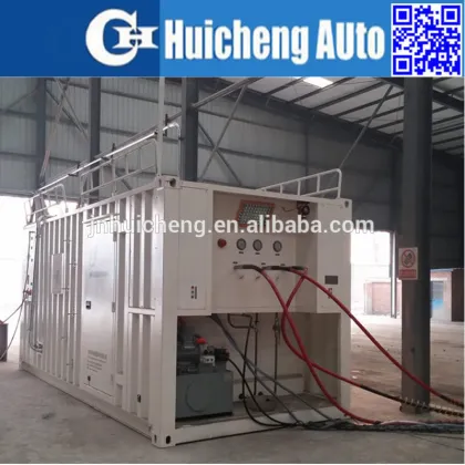 Integrated mobile CNG daughter filling station