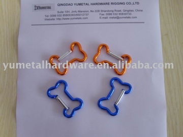 Bone shape aluminium hooks