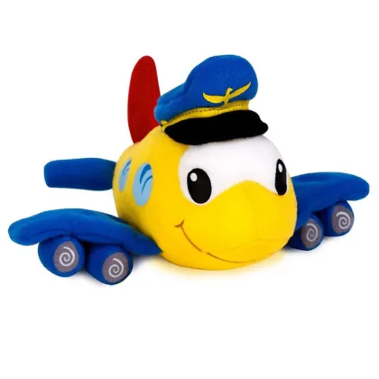 20cm Length Baby Safe Stuffed Plush Airplane Toy, Plush Airplane, Airplane Stuffed Toy
