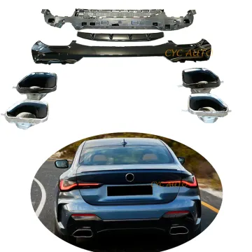 BMW 4 Series G22 Coupe 2020-2022 M440i Look Rear Bumper Lip Diffuser Upgrade