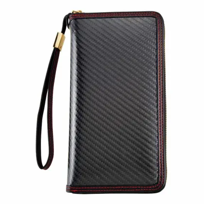 Carbon fiber commercial men wallet