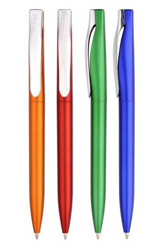 Twist Stylo à bille promotionnel avec baril coloré métallique